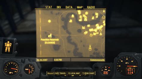 99 Changelog; STAT; INV; DATA; MAP; RADIO; PIP-BOY MAPS; DLC Automatron; DLC Wasteland Workshop; DLC Far Harbor; DLC Contraptions Workshop; DLC Vault-Tec Workshop; DLC Nuka-World; Sample chapters. . Fallout 4 poseidon reservoir